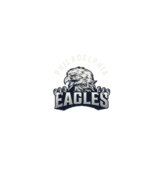 Philadelphia Eagles model alb pe tricou