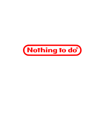 Nothing to do model alb pe tricou