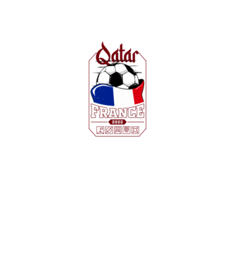 Qatar teams France model negru pe tricou
