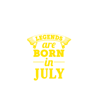 Legends are born in July model albastru închis pe tricou