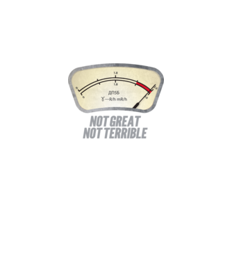 Dosimeter model gri pe tricou