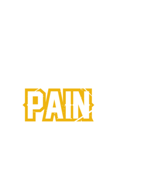 No Pain No Gain model negru pe tricou