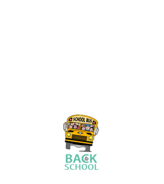 Back to school bus model albastru închis pe tricou