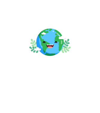 Earth smiley model alb pe tricou
