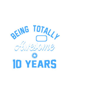 Being totally awesome 10 model negru pe tricou