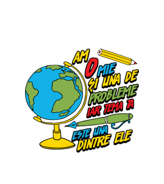 Am o mie și una de probleme, iar tema ta este una dintre ele model alb pe tricou