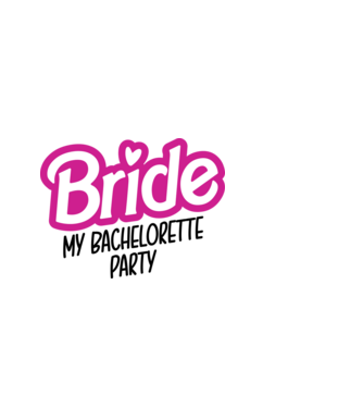 Bride Barbie model albastru deschis pe tricou