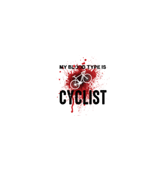 My blood type model alb pe tricou