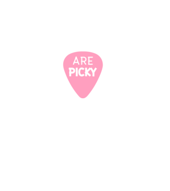 Picky model negru pe tricou