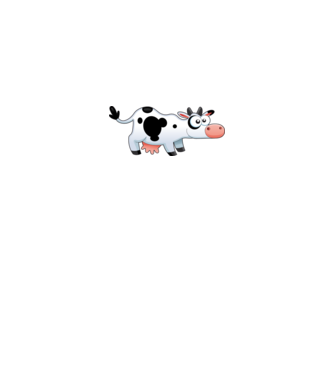 Cow model albastru regal pe tricou