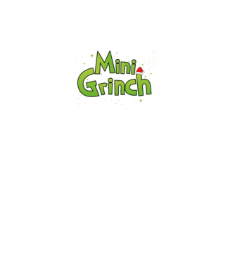 Grinch Family Mini Grinch model negru pe tricou