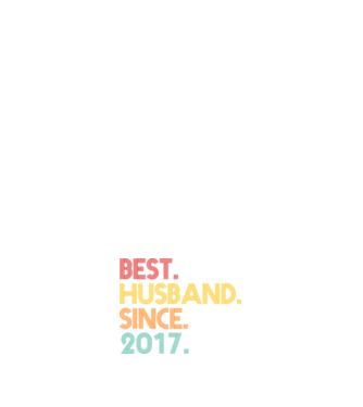 best husband since 2017 retro model negru pe tricou