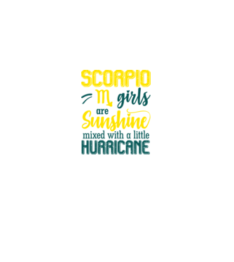 Sunshine with Hurricane SCORPIO model negru pe tricou