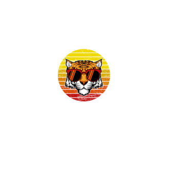 mamă tigru model turcoaz pe tricou
