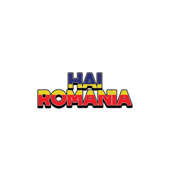 Subtitlu Hai Romania model alb pe tricou