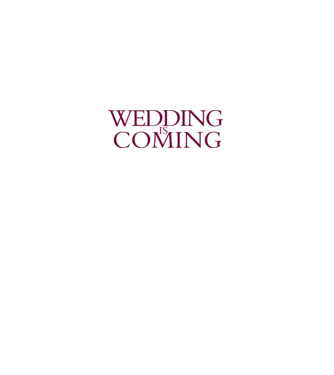 Wedding is coming model gri pe tricou