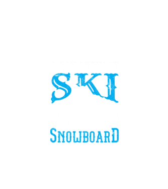 Day without SKI model negru pe tricou