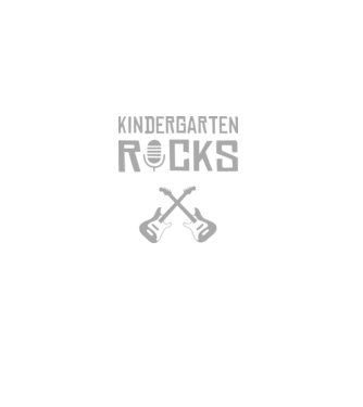 Kindergarten rocks model negru pe tricou