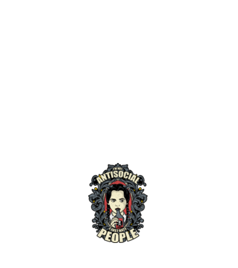 WEDNESDAY - Just hate people model negru pe tricou