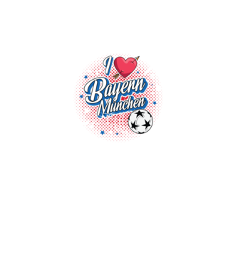 Popart Bayern model negru pe tricou