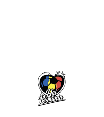 Hai romania heart model negru pe tricou