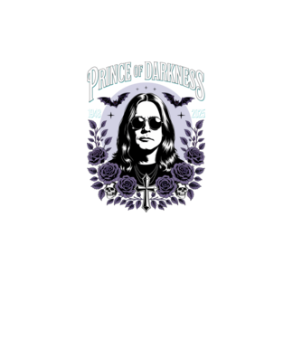 Prince of Darkness model negru pe tricou
