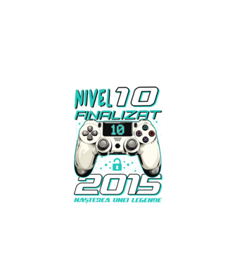Nivel finalizat 10 2015 model negru pe tricou