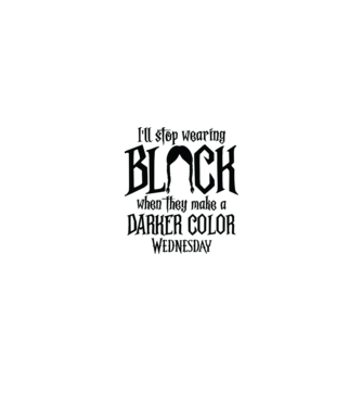  ill stop wearing black model alb/roșu pe tricou
