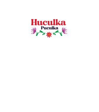 Huculka Puculka model alb pe tricou