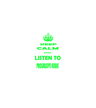 Keep Calm and Listen to prog-house model negru pe tricou