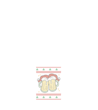 ugly sweater beers model negru pe tricou
