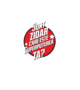 sunt zidar, care este superputerea ta? model albastru închis pe tricou