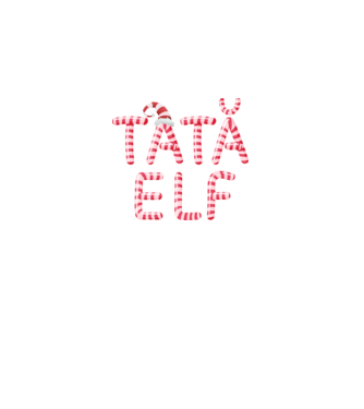 tată elf model negru pe tricou