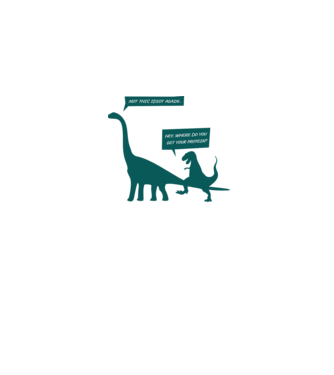 idiot dinosaur vegan model gri pe tricou