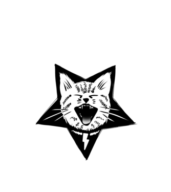 Let's rock model alb pe tricou