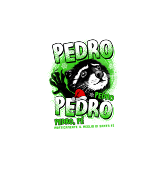 Pedro pedro christmas model turcoaz pe tricou
