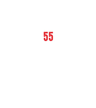 Purtătorul acestui tricou a împlinit: 55 de ani model negru pe tricou