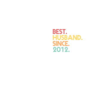 best husband since 2012 retro model galben neon pe tricou