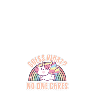 Guess what Unicorn model negru pe tricou