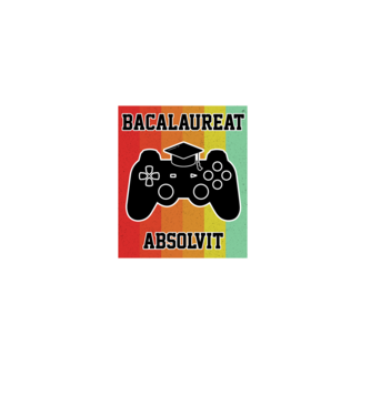 bacalaureat absolvit model negru pe tricou