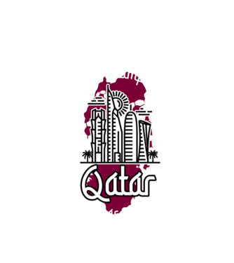 Ce se întâmplă în Katar model alb pe tricou