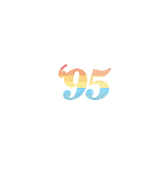 Retro Birthday 1995 model alb pe tricou