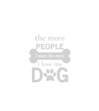 The more people i meet model negru pe tricou