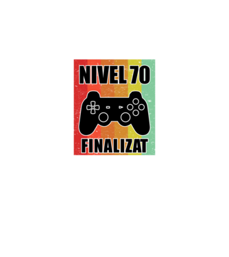 Nivel 70 finalizat model negru pe tricou
