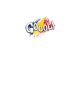 GOOOL model negru pe tricou