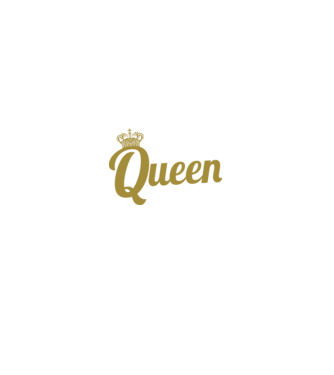 Nurse a title just above Queen model negru pe tricou
