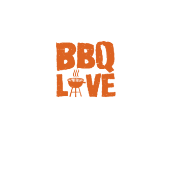 BBQ LOVE model negru pe tricou
