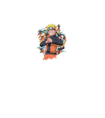 NARUTO model turcoaz pe tricou