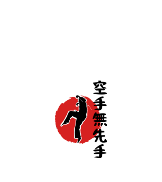 Larusso training japan model alb pe tricou