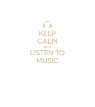 keep calm and listen to music model verde neon pe tricou